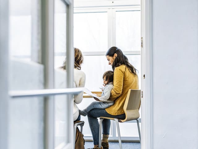 Image for Public postsecondary education: students with dependent children: childcare services, resources, and programs.