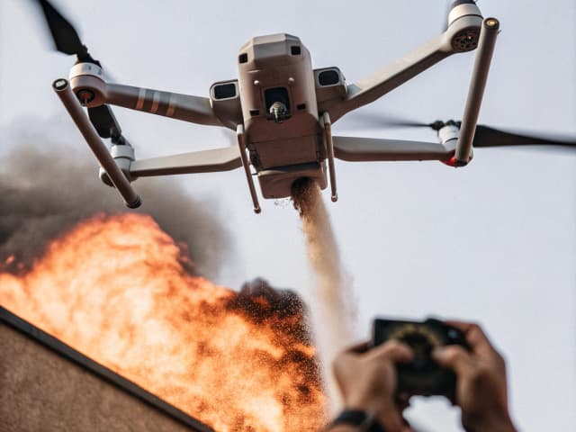 Image for Impeding emergency response with drone.