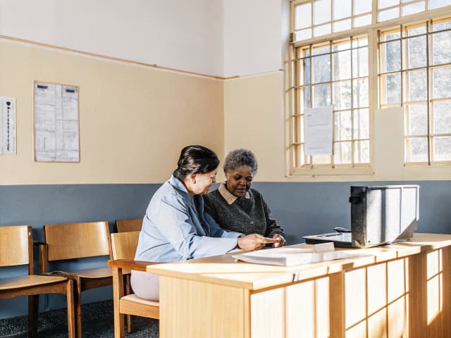 Image for Public social services: support for older and aging immigrants.