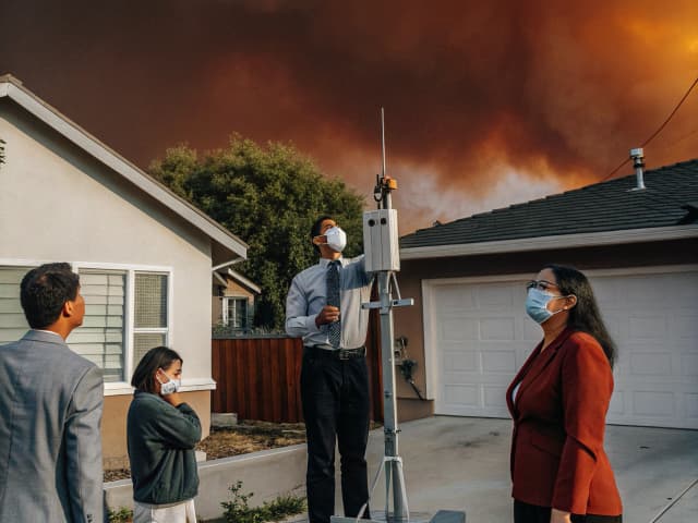 Image for Public health: emergency plans and wildfire research.