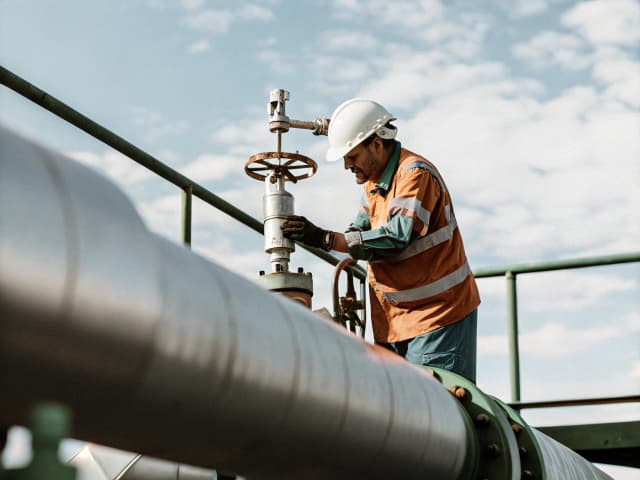 Image for Methane emissions: petroleum and natural gas producing low methane emissions.