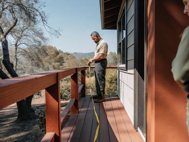Image for Wildfires: training: defensible space: inspections.