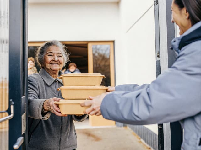 Image for Meal program: senior citizens.